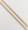 Collier Chaine vintage or rose 18k mailles gourmettes 61 cm 14,00 gr 58 Facettes A06030