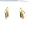Boucles d'oreilles Boucles d'oreilles coniques en or jaune serties de diamants baguette 58 Facettes UN0150