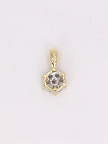 Pendentif Pendentif marguerite vintage diamants 0,2 ct 58 Facettes J408