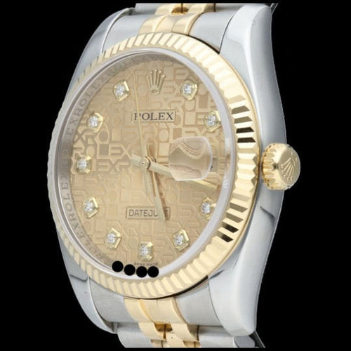 Montre Rolex Montre Date Just 36 58 Facettes MT44937