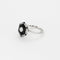 Bague 51,5 Bague platine, onyx et diamant 58 Facettes BLO0120