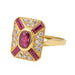 Bague 53.5 Bague Or jaune Rubis 58 Facettes 3136376CN