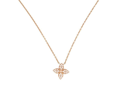 Collier collier LOUIS VUITTON pendentif idylle blossom or diamants 58 Facettes 258073