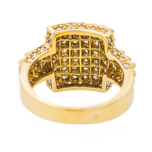 Bague Cocktail Or jaune Diamant