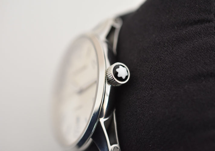 Montre MONTBLANC - Montre homme TimeWalker 2009 automatique, réf. 9675, full set exceptionnel 58 Facettes MON-100