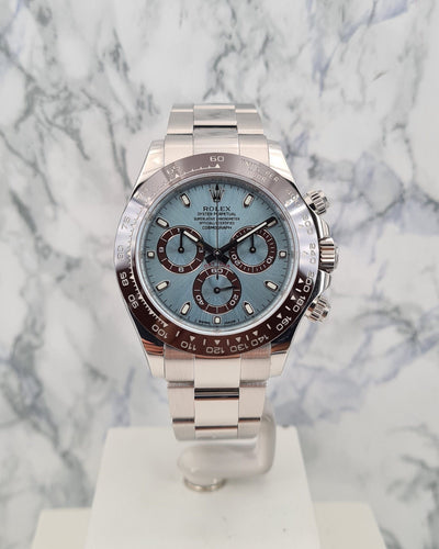 Montre ROLEX Daytona Platine Ice Blue 58 Facettes 116506-1