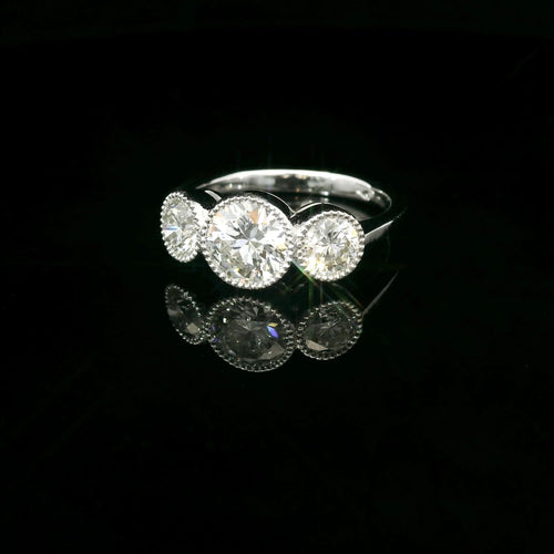 Bague Trilogy white gold ring 58 Facettes