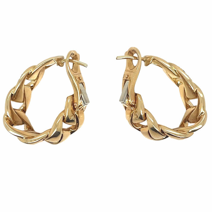 Boucles d'oreilles CARTIER - Boucles d'oreilles "Bergame" en or jaune et diamants 58 Facettes