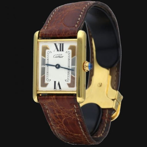 Montre Cartier Montre Tank Vermeil 58 Facettes MT42220