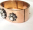 Bracelet Bracelet ancien or rose, perles et diamants anciens 58 Facettes