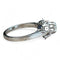 Bague 49 Solitaire diamant en or et platine 58 Facettes 225