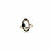 Ring 45 White Gold Topaz & Diamond Ring 58 Facettes 39-GS33616-2