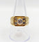 Bague 60 Bague chevalière Art Déco or jaune et diamants 58 Facettes A06309