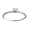 Bague 49 Bague Solitaire Or blanc Diamant 58 Facettes 2773202CN