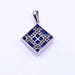 Pendentif Pendentif Or Blanc Diamants Topaze 58 Facettes 1CPE-GSJE521