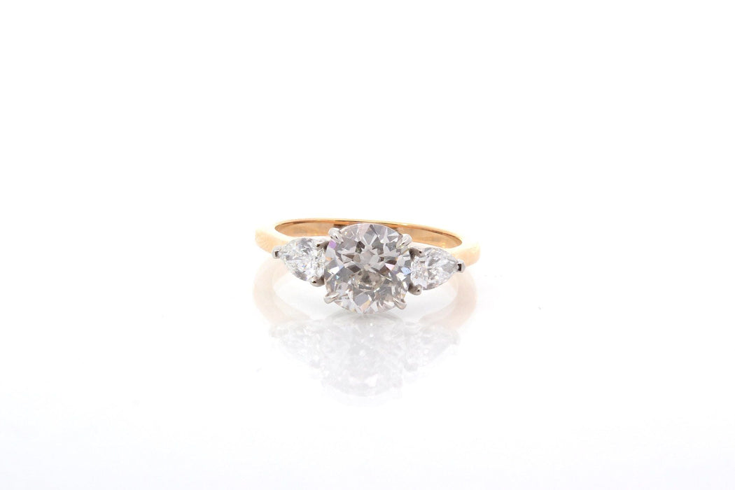 Bague Bague diamant 1,88 cts H/SI2 en or et platine 58 Facettes 25867-25917-26102