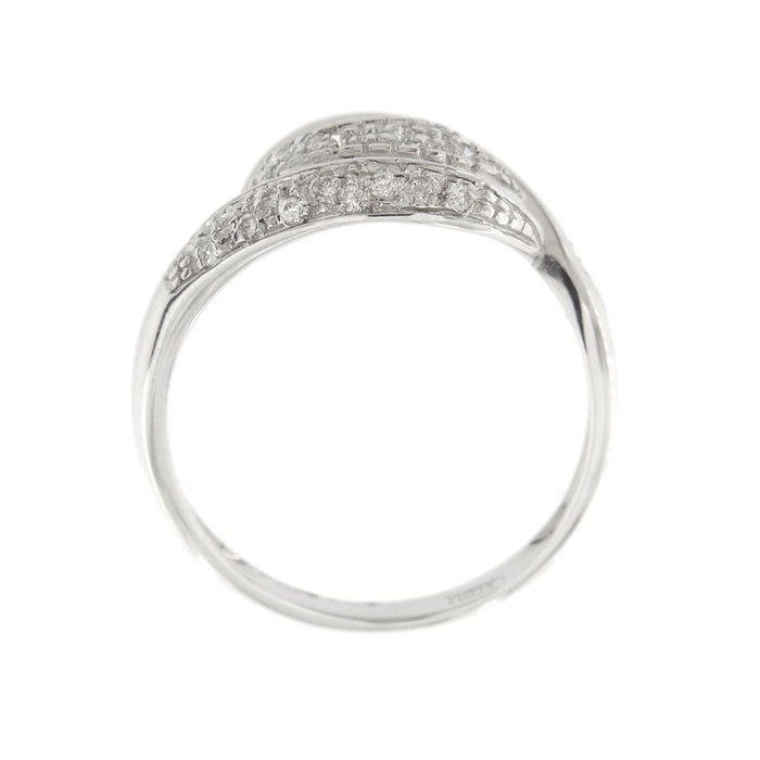 Bague 53 Bague bandeau avec diamants 58 Facettes 33708