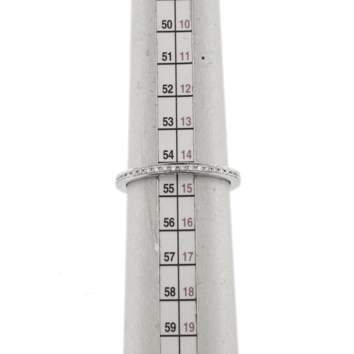 Bague Bague d'éternité sertie de diamants (0,50 ct). Taille de doigt : 14. 58 Facettes 13193