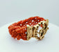 Bracelet Bracelet ancien corail important fermoir or jaune 58 Facettes