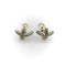 Boucles d'oreilles Boucles d'oreilles vintage en or jaune 14 carats avec pavé de diamants 58 Facettes A20018