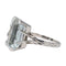 Bague 57 Bague Or blanc Aigue Marine 58 Facettes 2905359CN