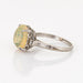 Ring 52 Natural Jelly Opal Diamond Ring 2,75ct Platinum 58 Facettes G11958