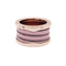 Bague 50 Bague Bulgari, "B.Zero1", or rose, cermet. 58 Facettes 34806