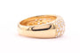 Bague 51 Bague contemporaine en or jaune sertie de diamants 58 Facettes 21489