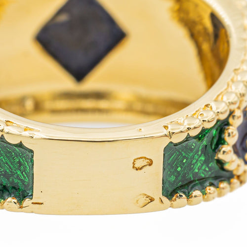 Bague 51 Fred Bague  Or jaune Lapis lazuli 58 Facettes 3402308CN