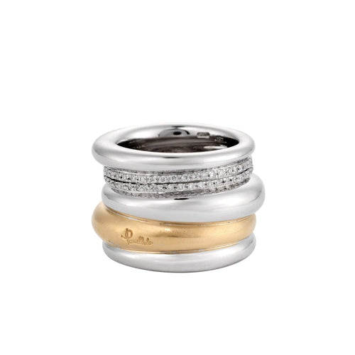 Bague 56 POMELLATO - Bague Tubolare 58 Facettes