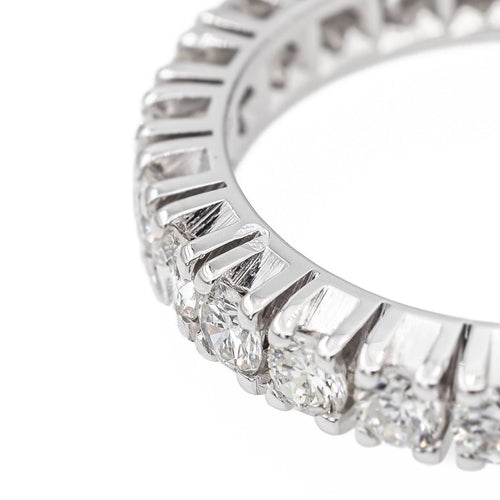 Bague Alliance Or blanc Diamant