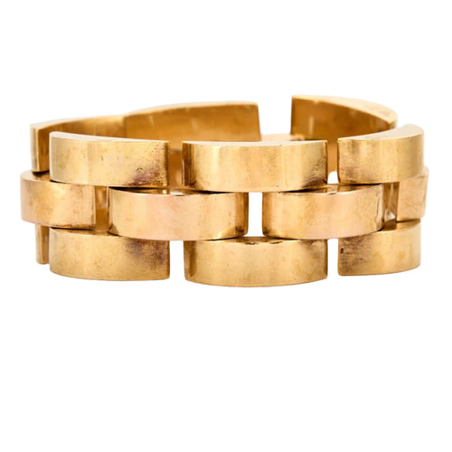 Bracelet Bracelet Tank or jaune 58 Facettes NAR0155