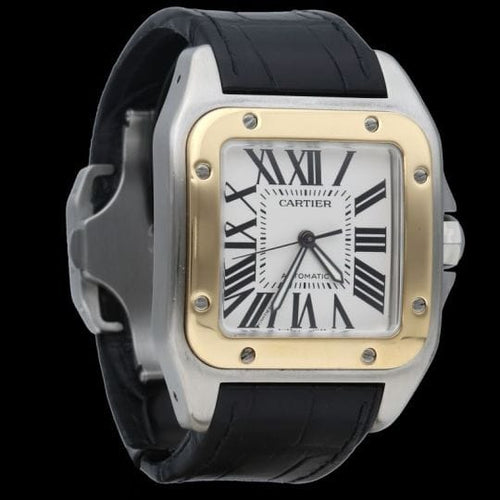 Montre Cartier Montre Santos 100 Xl 58 Facettes MT44441