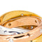 Bague 49 Cartier Bague Trinity Or rose, Or jaune, Or blanc Diamant 58 Facettes 4437821CN