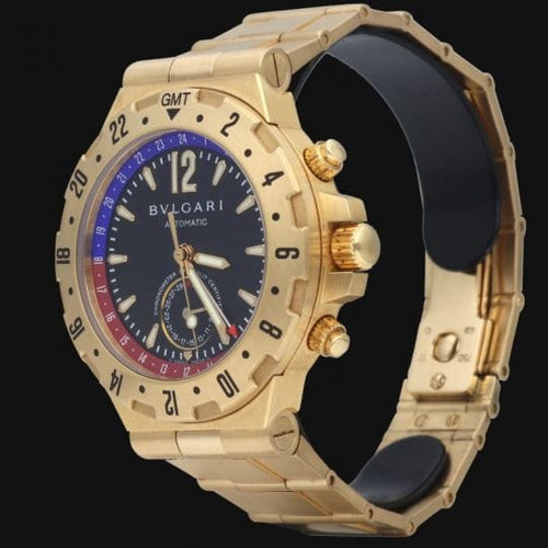 Montre Montre Bulgari Diagono GMT Date 58 Facettes MT40860