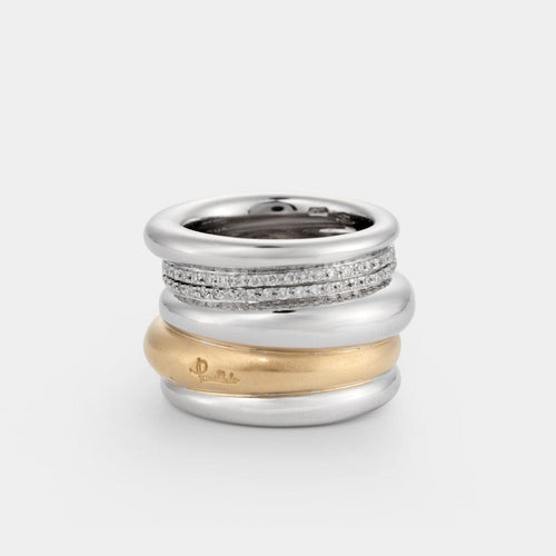 Bague 56 POMELLATO - Bague Tubolare 58 Facettes