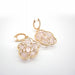 Boucles d'oreilles Boucles d'oreilles en or rose, diamants et quartz rose 58 Facettes D363868SO