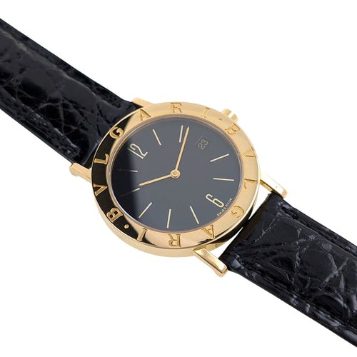 Montre Bulgari Bulgari BB33GL 18k Yellow Gold Gerald Genta Design Roman Coin Monete bulgari 58 Facettes