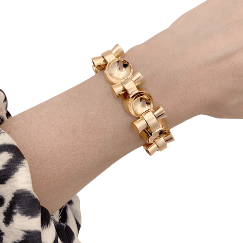 Bracelet Bracelet vintage, "Tank", ou rose. 58 Facettes 34564