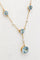 Collier Collier ancien or jaune et platine, aigues-marines et perles 58 Facettes 240670