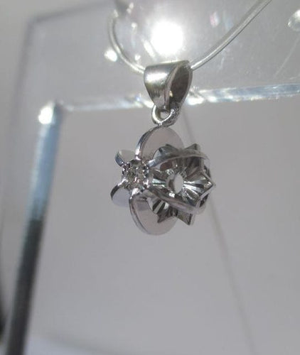 Pendentif Pendentif sphère étoile Art Déco or blanc diamant 58 Facettes
