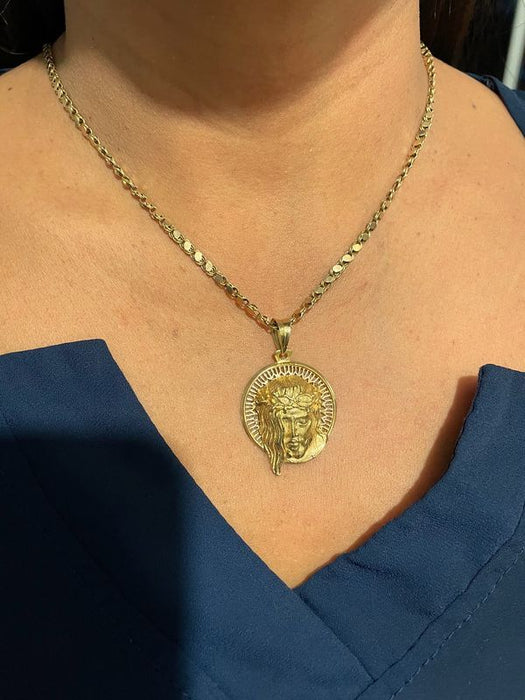 Pendentif Christ or jaune