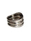 Bague 55 Bague, en or blanc sertie de diamants 58 Facettes