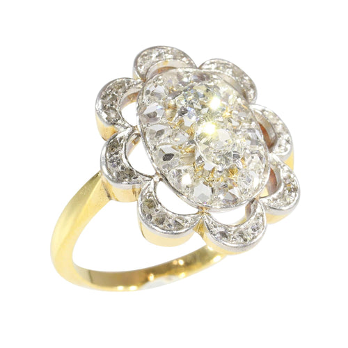 Bague 52 Élégance victorienne : une bague de fiançailles en diamant, vers 1900 58 Facettes 18085-0030