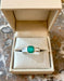 Ring 53 Colombian Emerald Ring 1.35 Carats Diamonds 58 Facettes BEM44