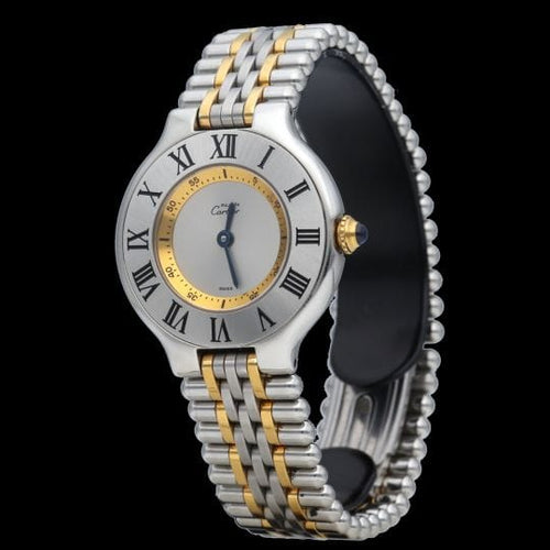 Montre Cartier Montre Must 21 Or Jaune 18K / Acier 58 Facettes MT43058