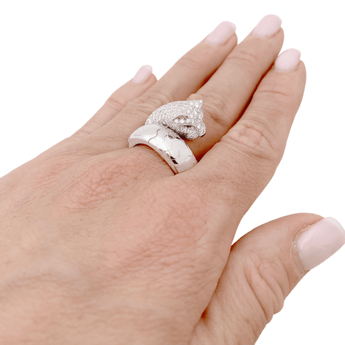Bague 54 Bague CARTIER, "Lakarda", or blanc, diamants. 58 Facettes 34621