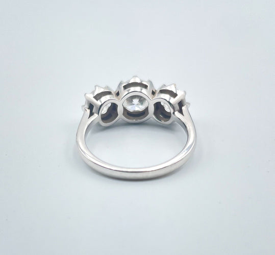 Bague Jarretière Diamants Vintage 58 Facettes