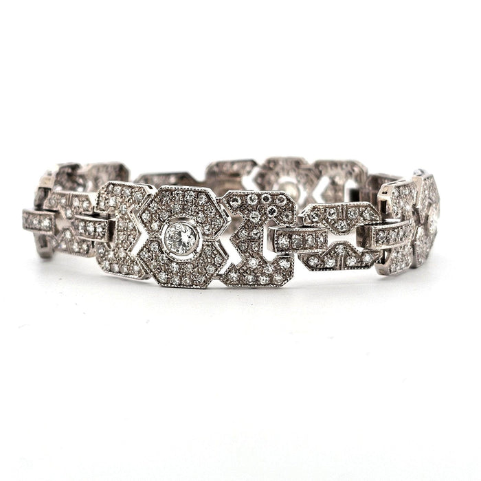 Bracelet Bracelet platine diamants 58 Facettes