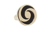 Bague 54 Bague Bulgari Yin Yang en or blanc et onyx 58 Facettes 30092